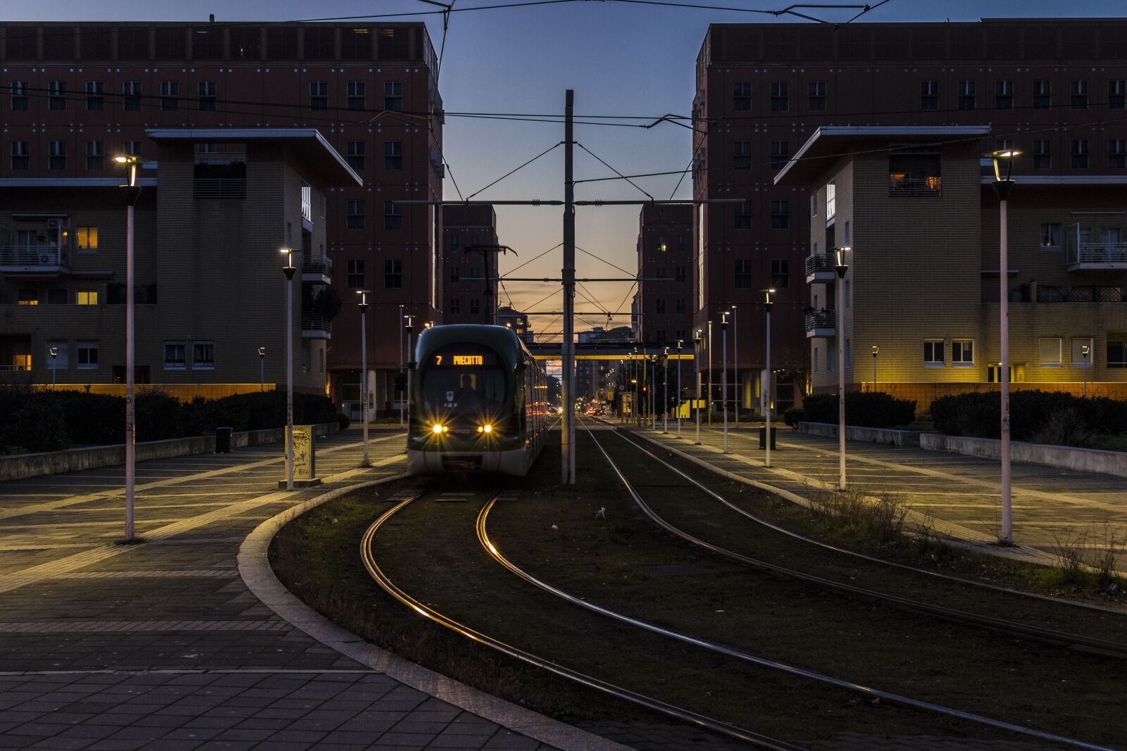 Canon EOS 600D (Rebel EOS T3i / EOS Kiss X5) sample photo. Milan, bicocca, tram photography