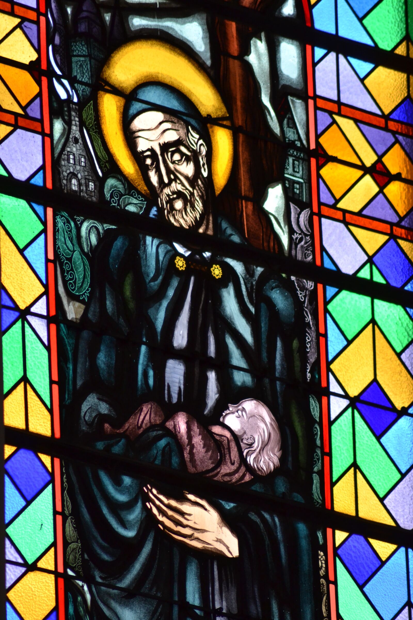Nikon D3100 sample photo. Stained glass, colorful, window photography