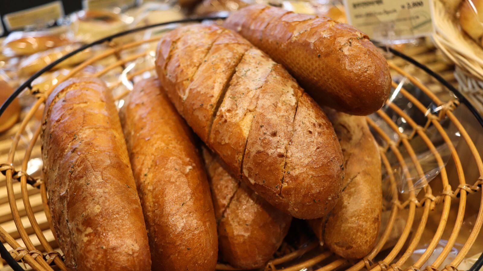 Canon EF-S 24mm F2.8 STM sample photo. Plain bread, bread, grain photography