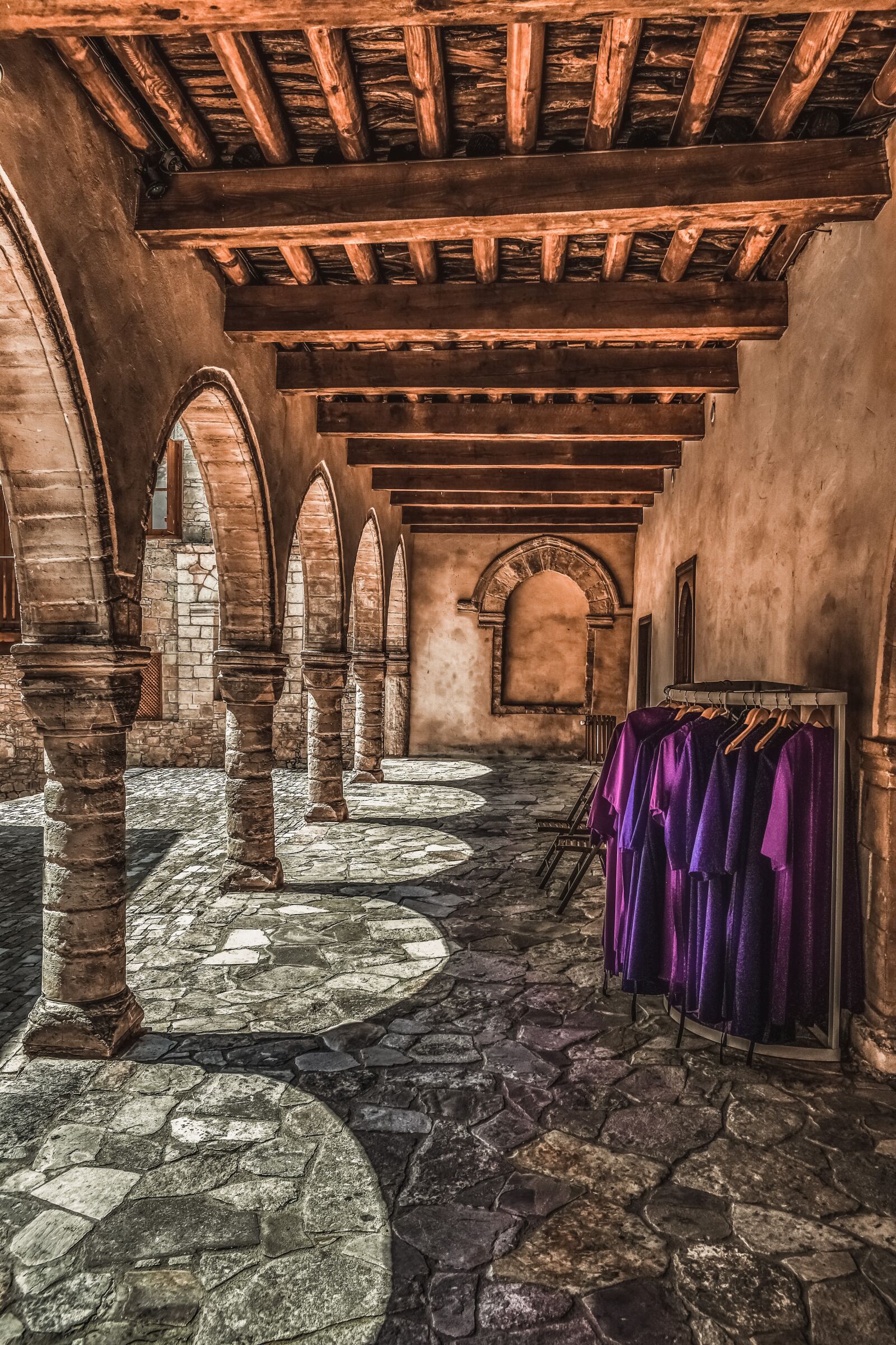 Nikon D3300 sample photo. Monastery, arcade, stoa photography