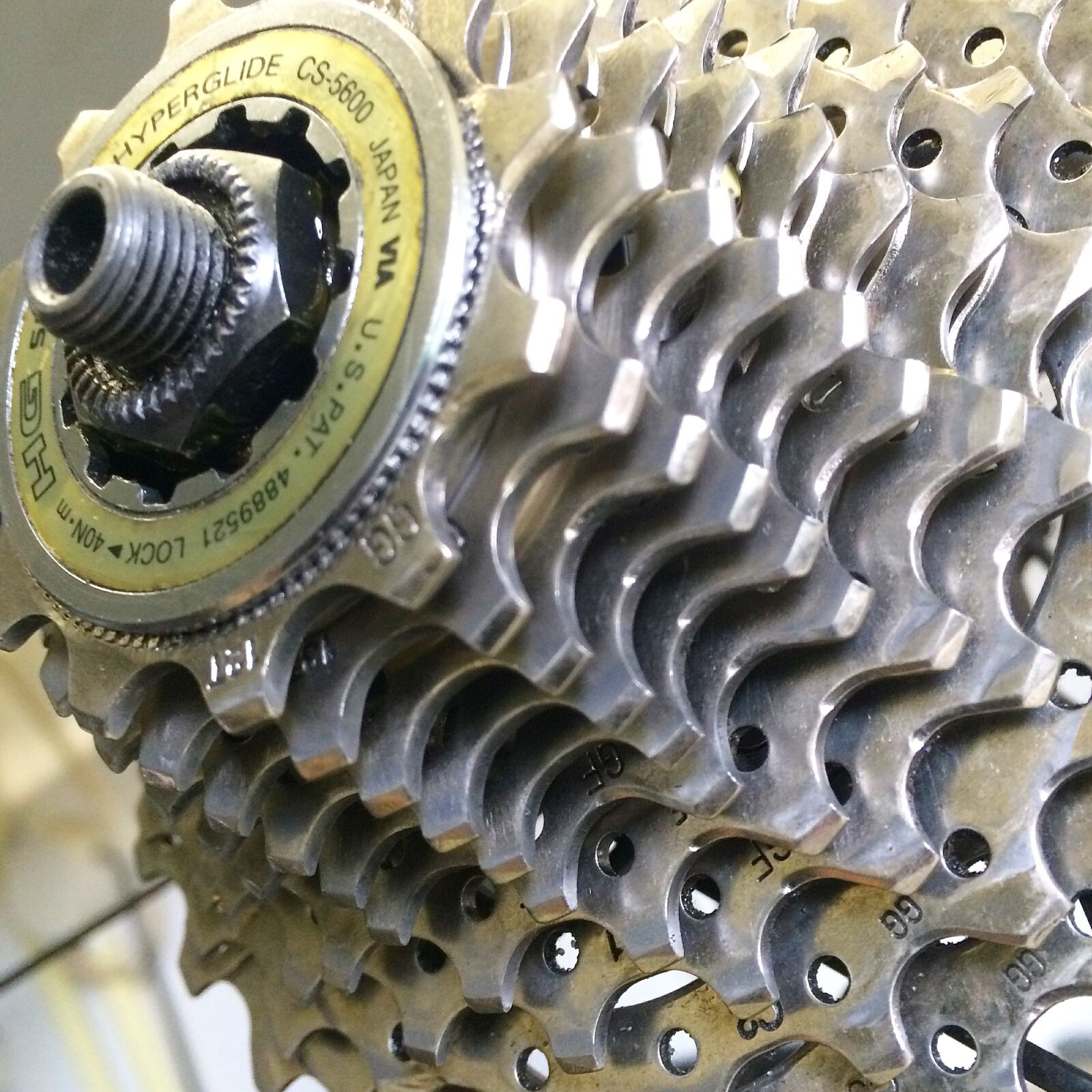 iPhone 5s back camera 4.15mm f/2.2 sample photo. Gears, gear, race bike photography
