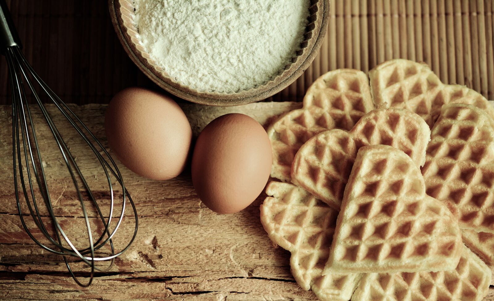 Nikon D5200 sample photo. Waffles, waffles bake, ingredients photography