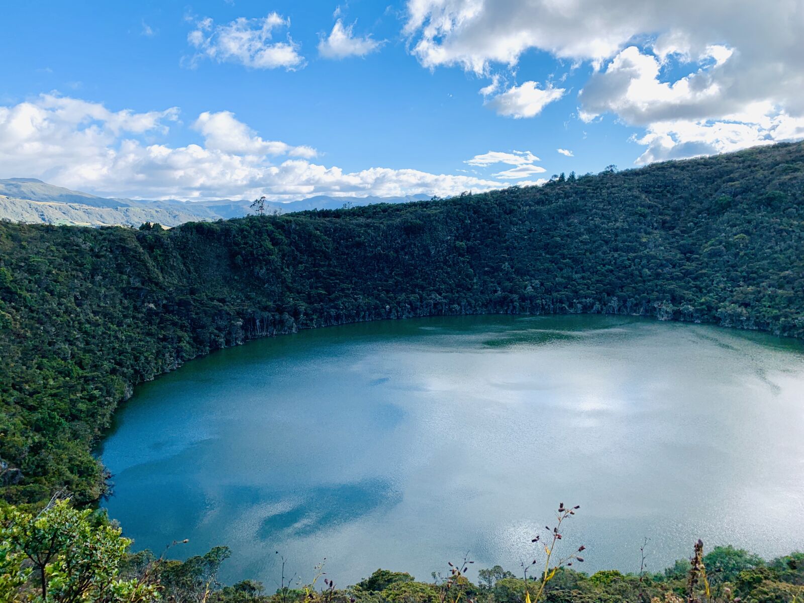 Apple iPhone XR sample photo. Guatavita, colombia, landscape photography