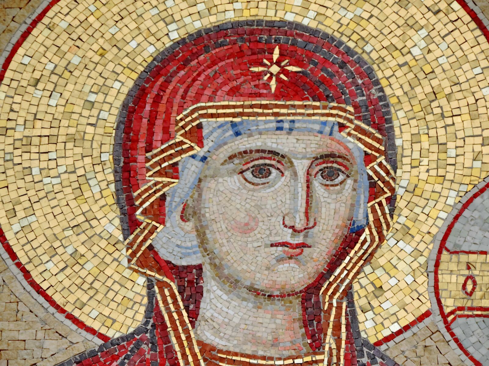 Nikon Coolpix P520 sample photo. Christianity, mosaic, mother, religion photography