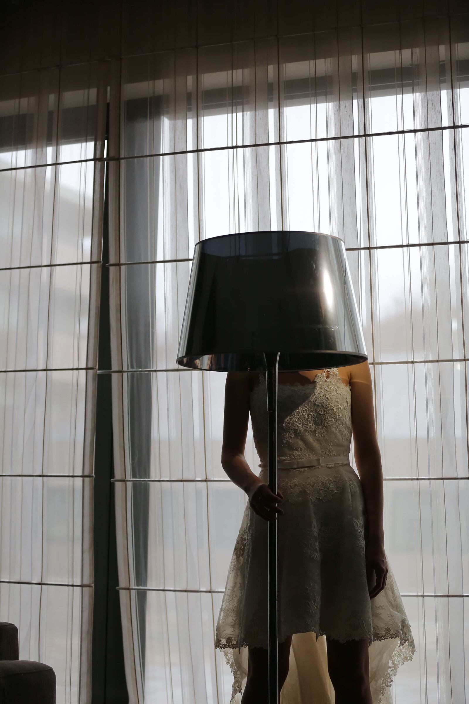 Canon EF 70-200mm F2.8L IS II USM sample photo. Wedding dress, lamp, living photography