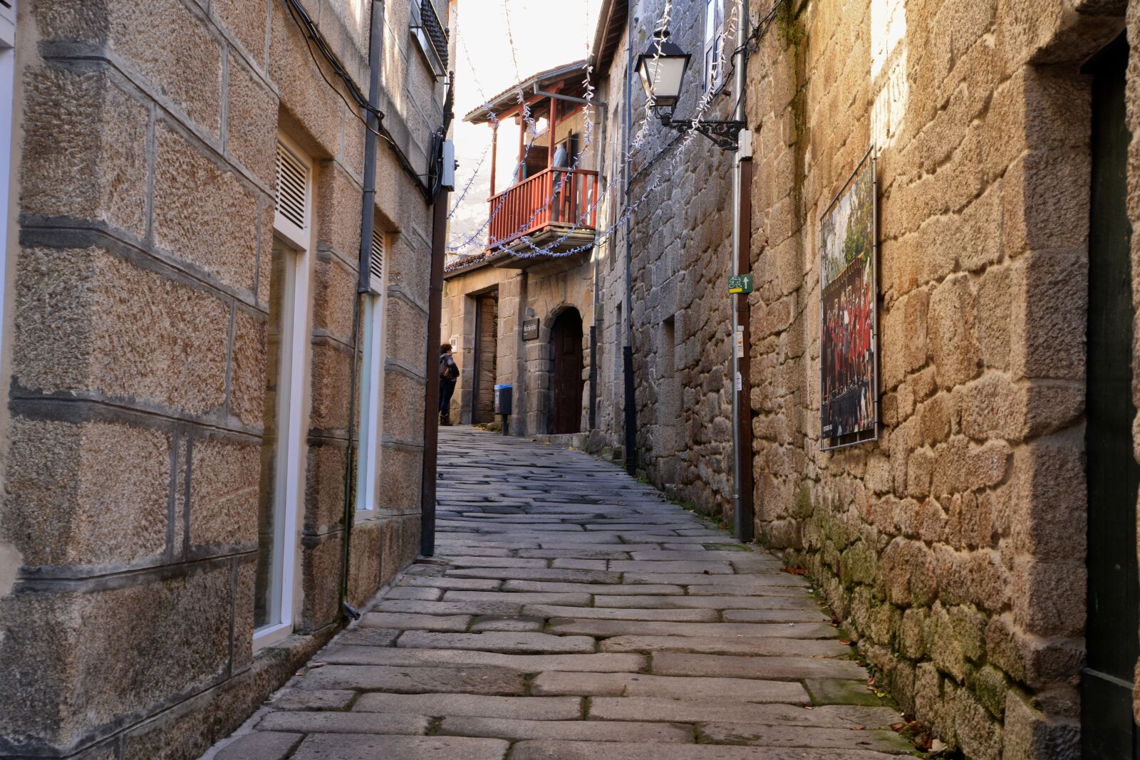 Nikon D800 sample photo. Street, stone, allariz photography