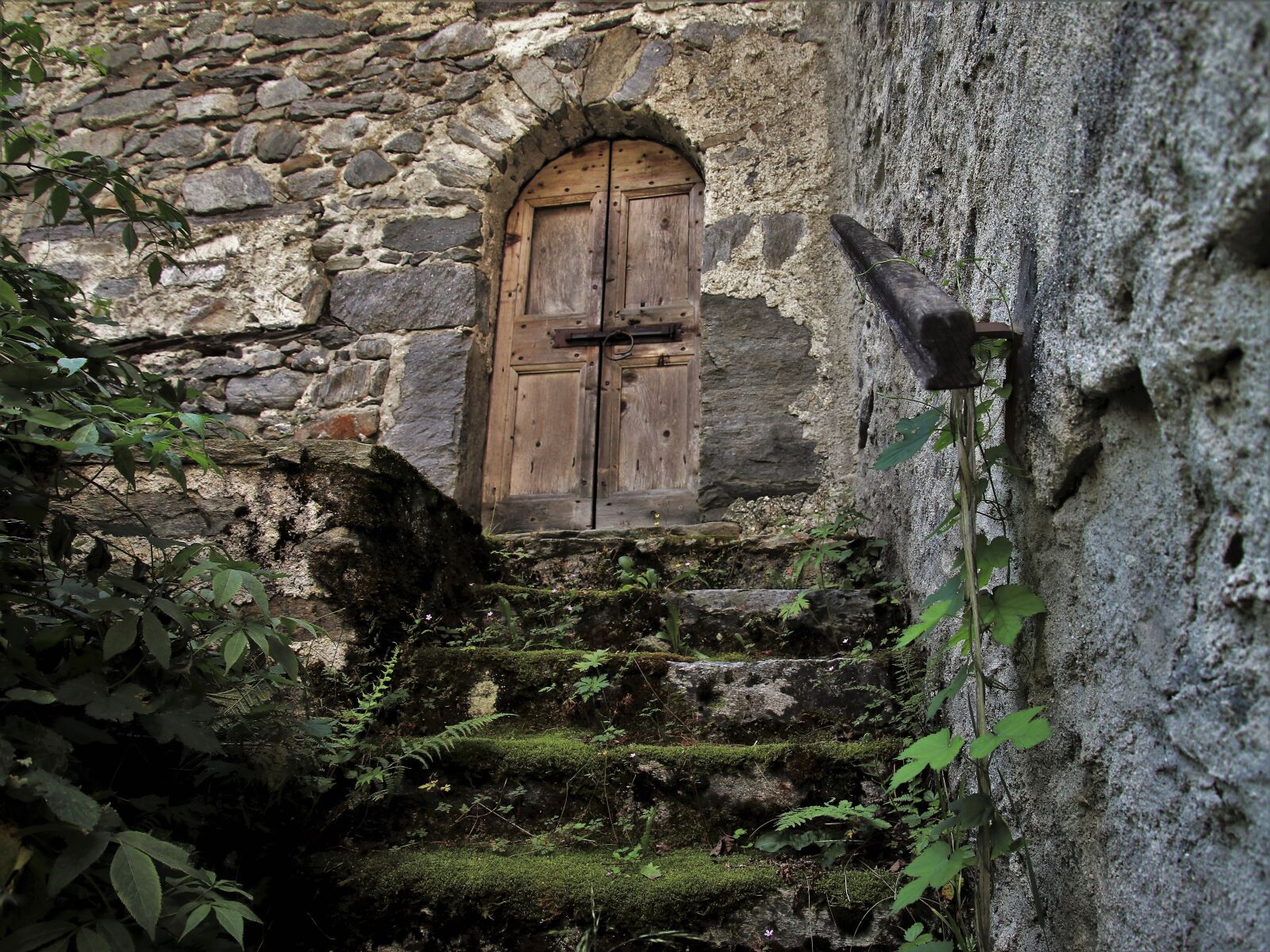 Canon EOS 80D sample photo. Entrance, stairs, the door photography