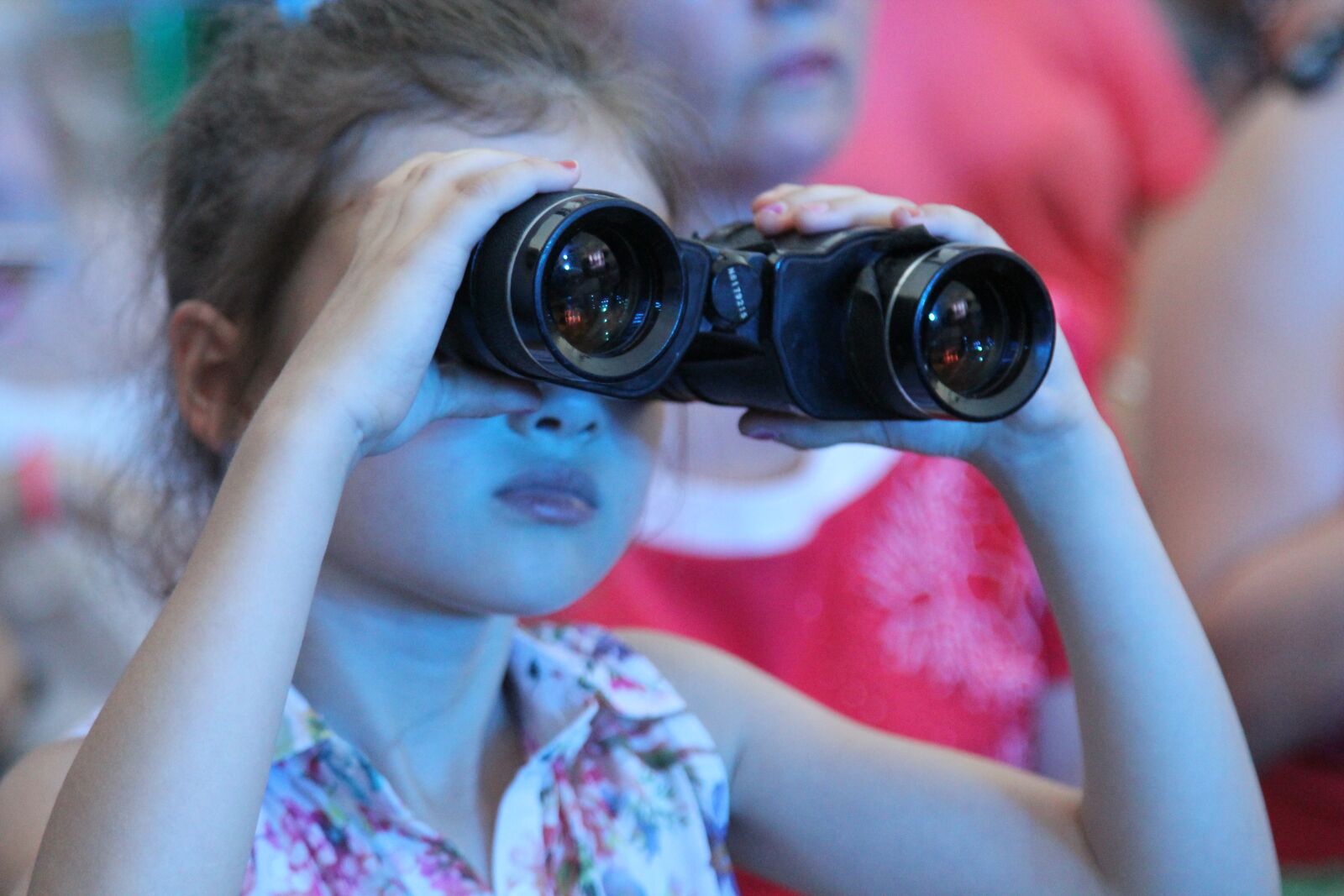 Canon EOS 60D + Canon EF 24-105mm F4L IS USM sample photo. Binoculars, girl, concert photography