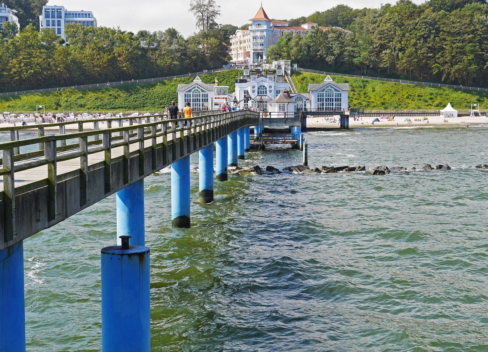 Panasonic Lumix DMC-GH3 sample photo. Sea bridge, sellin, sea photography