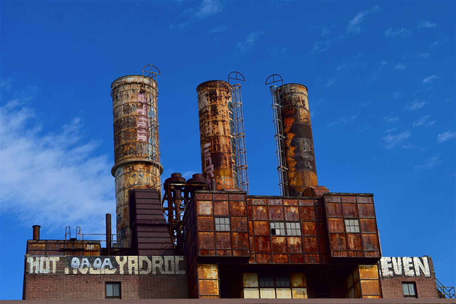 Nikon D3300 sample photo. Factory, industrial, rusty photography