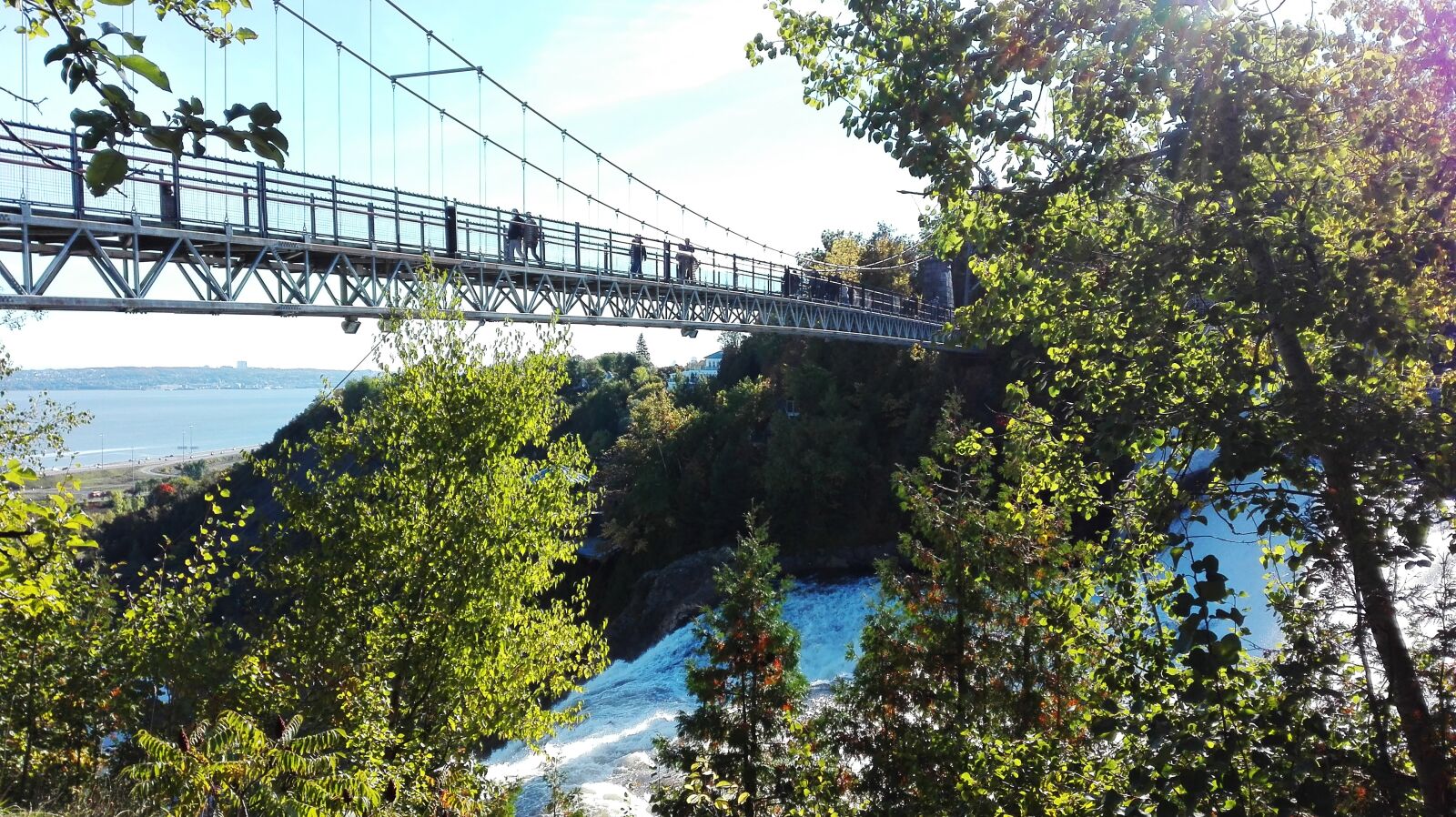 HUAWEI P8 Lite sample photo. Canada, cascade, falls photography