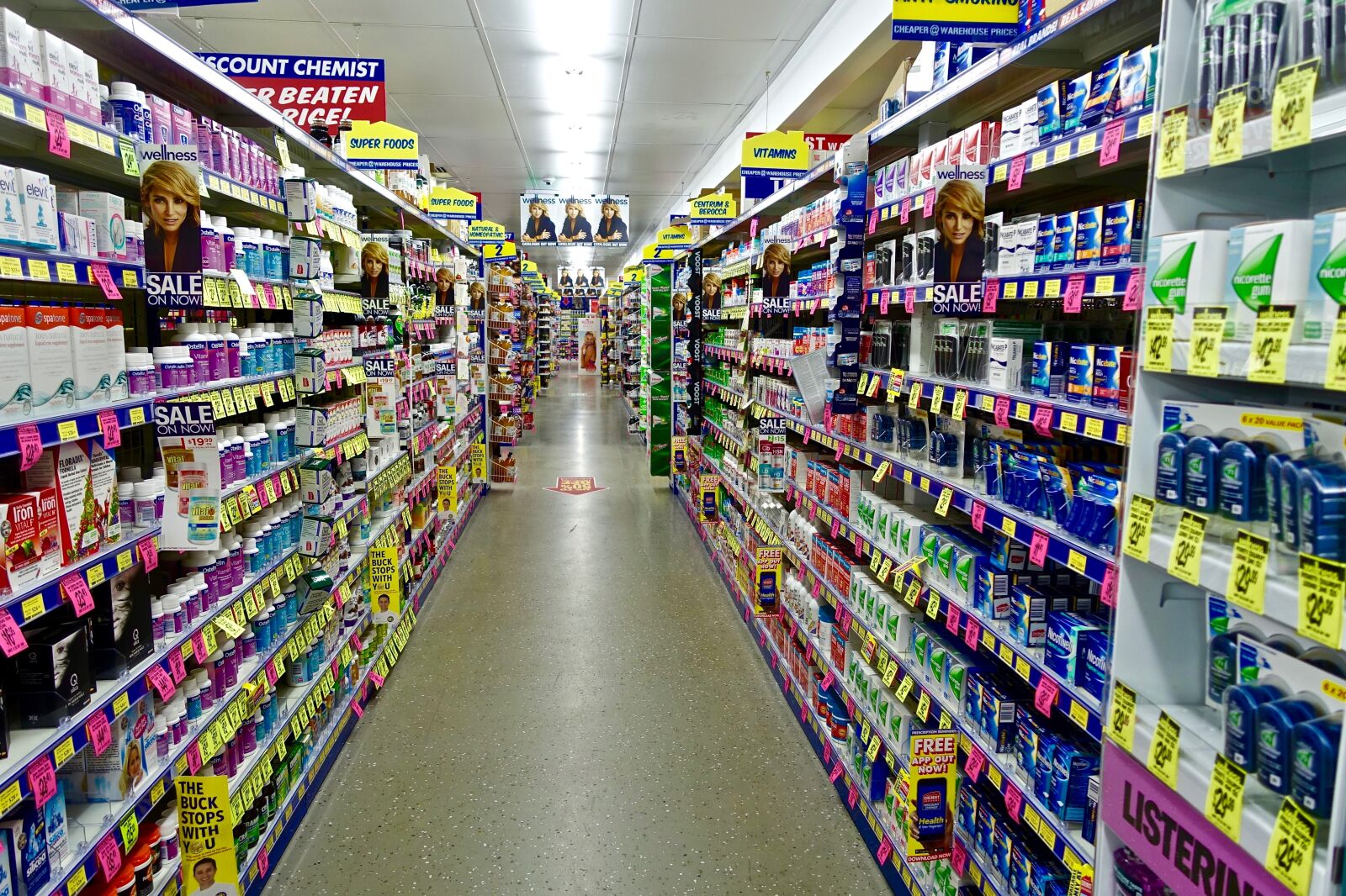 Sony Cyber-shot DSC-RX100 III sample photo. Chemist, shelving, products photography