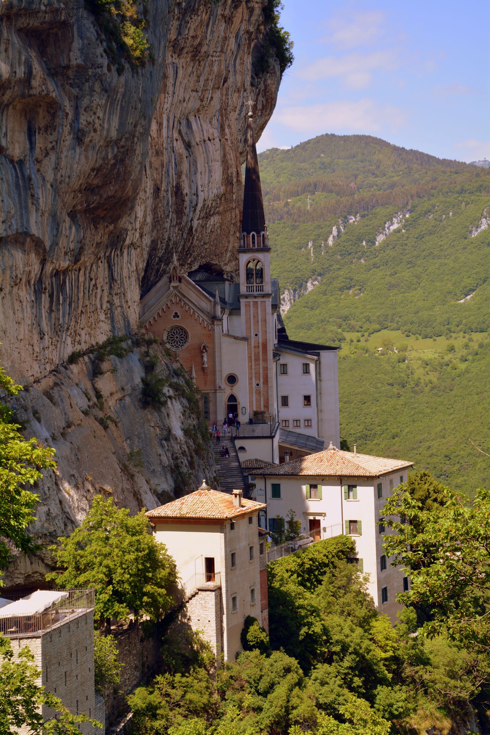 Nikon D7100 sample photo. Rock, church, suspended photography