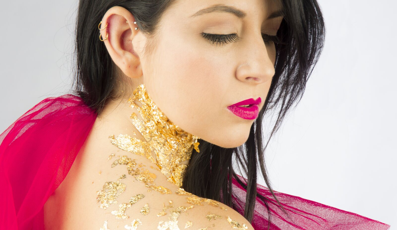 Nikon D3100 sample photo. Model, gold, women photography