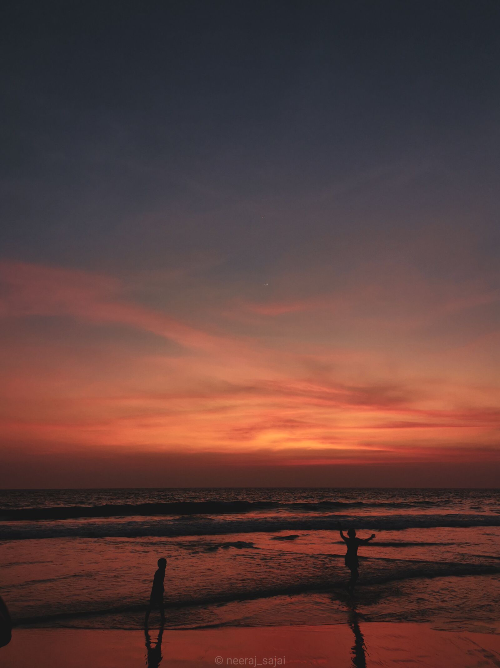 HUAWEI LYA-L29 sample photo. Sunset, beach, kids photography