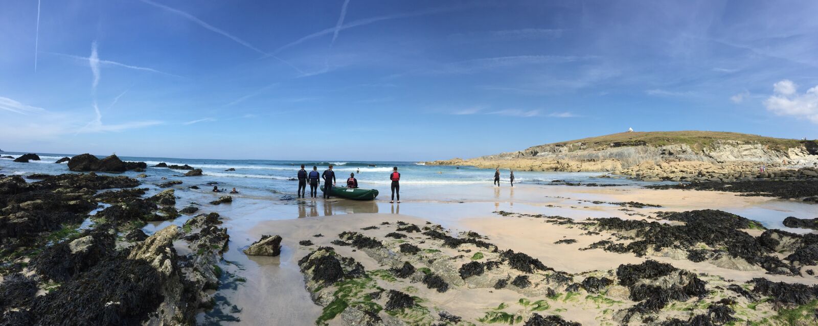 Apple iPhone 6 sample photo. Beach, surfers, cornwall photography