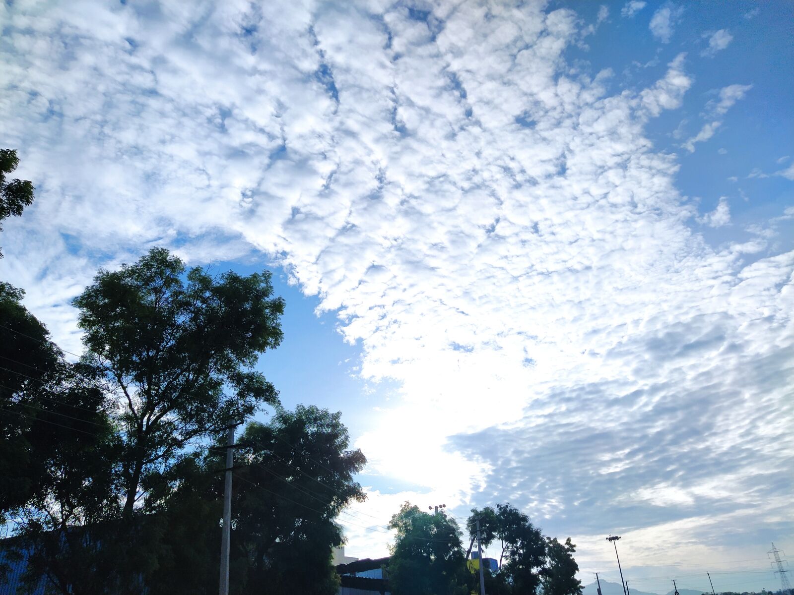Xiaomi Mi A3 sample photo. Blue beautiful sky, sunny photography