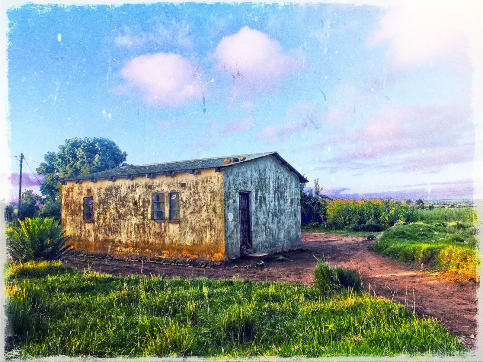 Fujifilm X10 sample photo. House, countryside, sky photography