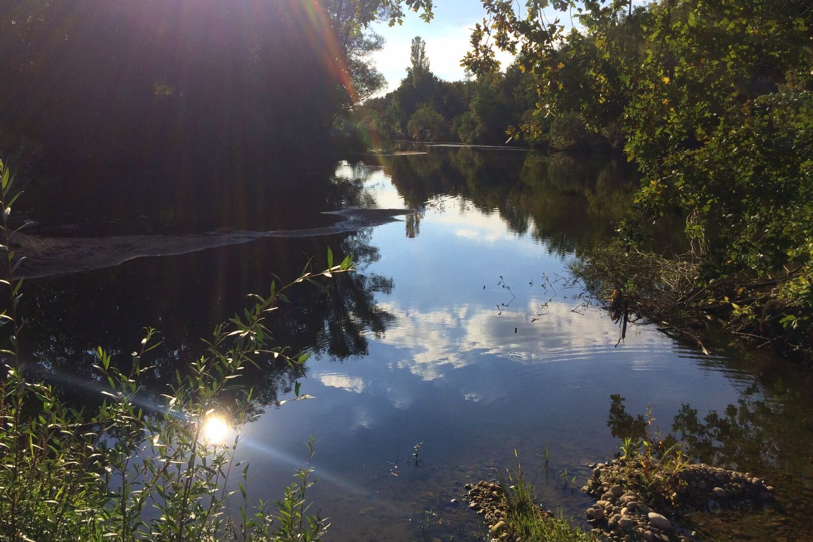 iPhone 5s back camera 4.15mm f/2.2 sample photo. River, nature, wood photography