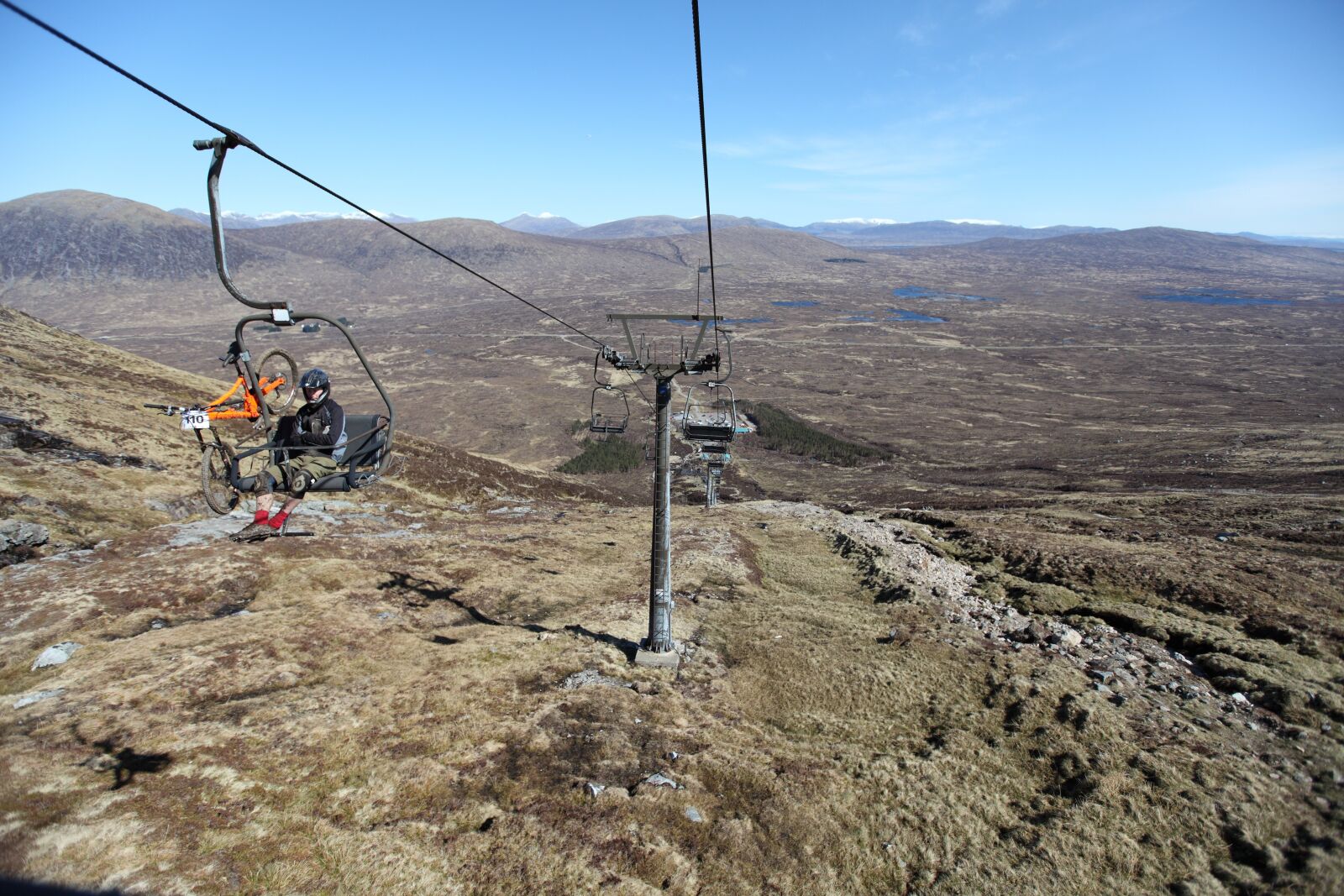 Canon EOS 5D Mark II sample photo. Mountain bike, gelncoe, scotland photography
