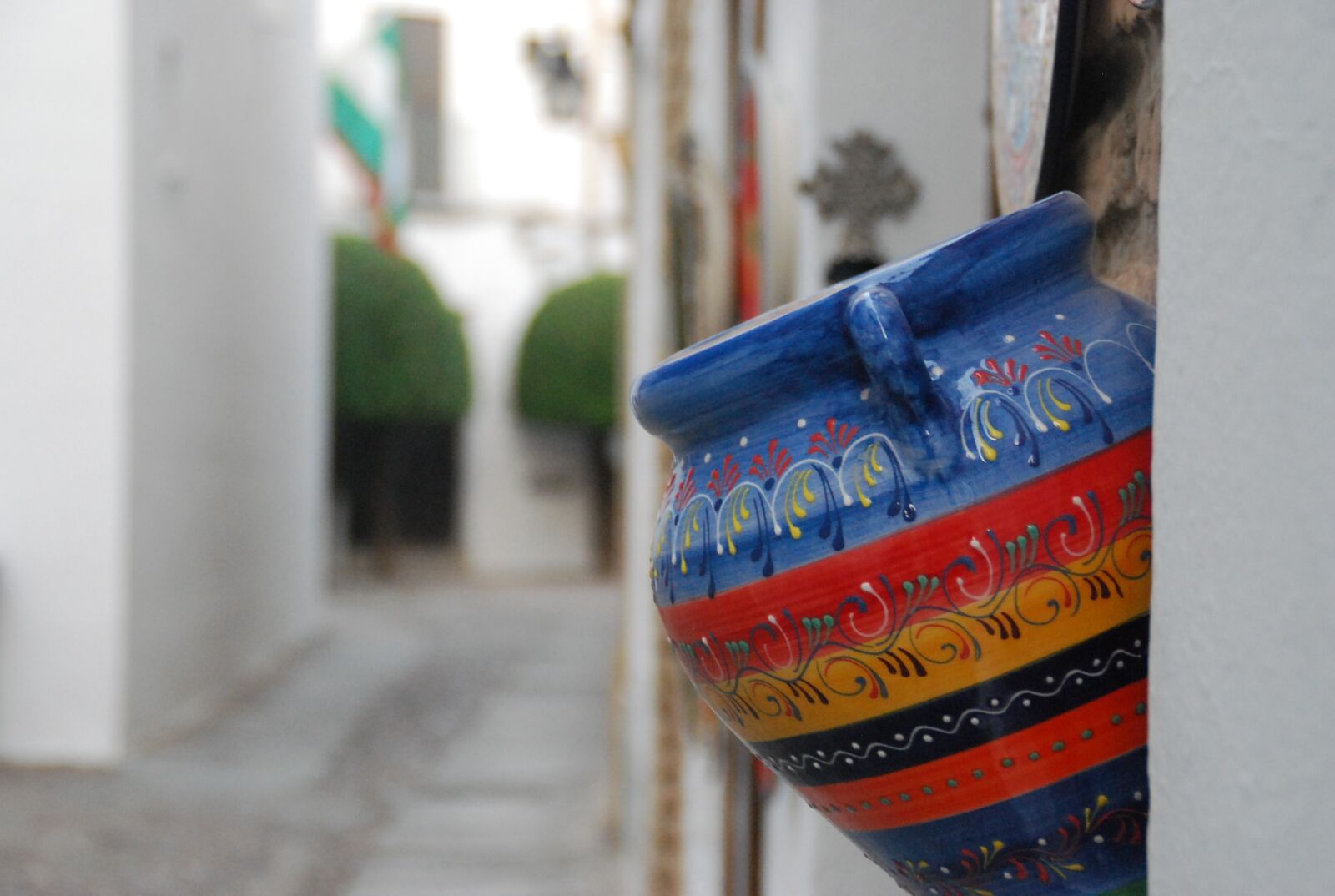 Nikon D60 sample photo. Flowerpot, cordoba, andalusia photography