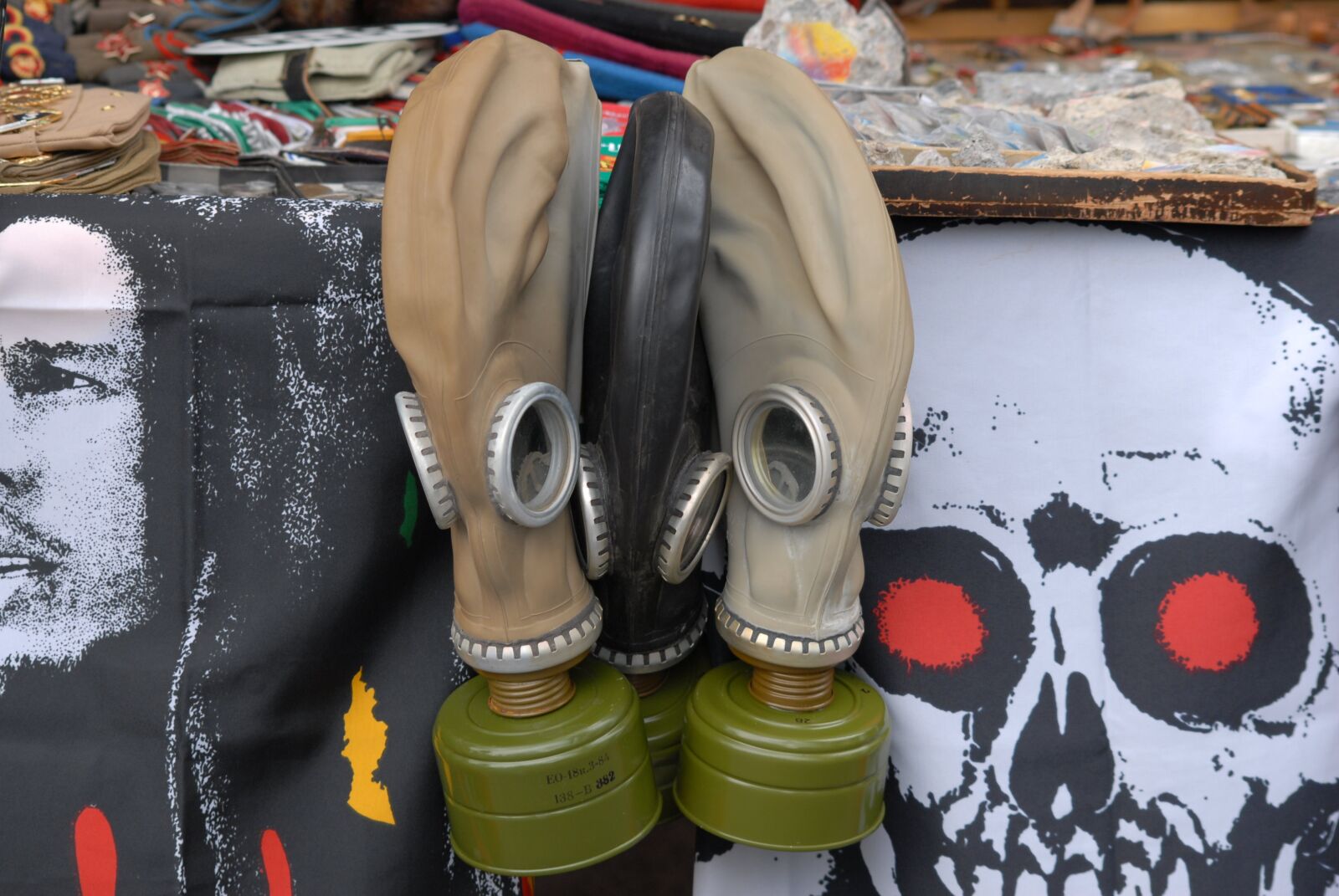 Nikon D200 sample photo. Gas mask, gas, filter photography
