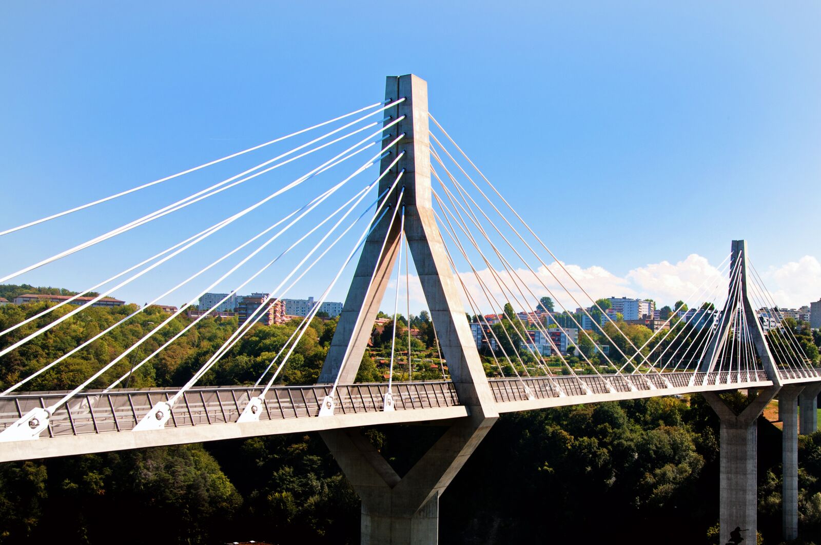 Nikon D90 sample photo. Bridge, fribourg, freiburg photography