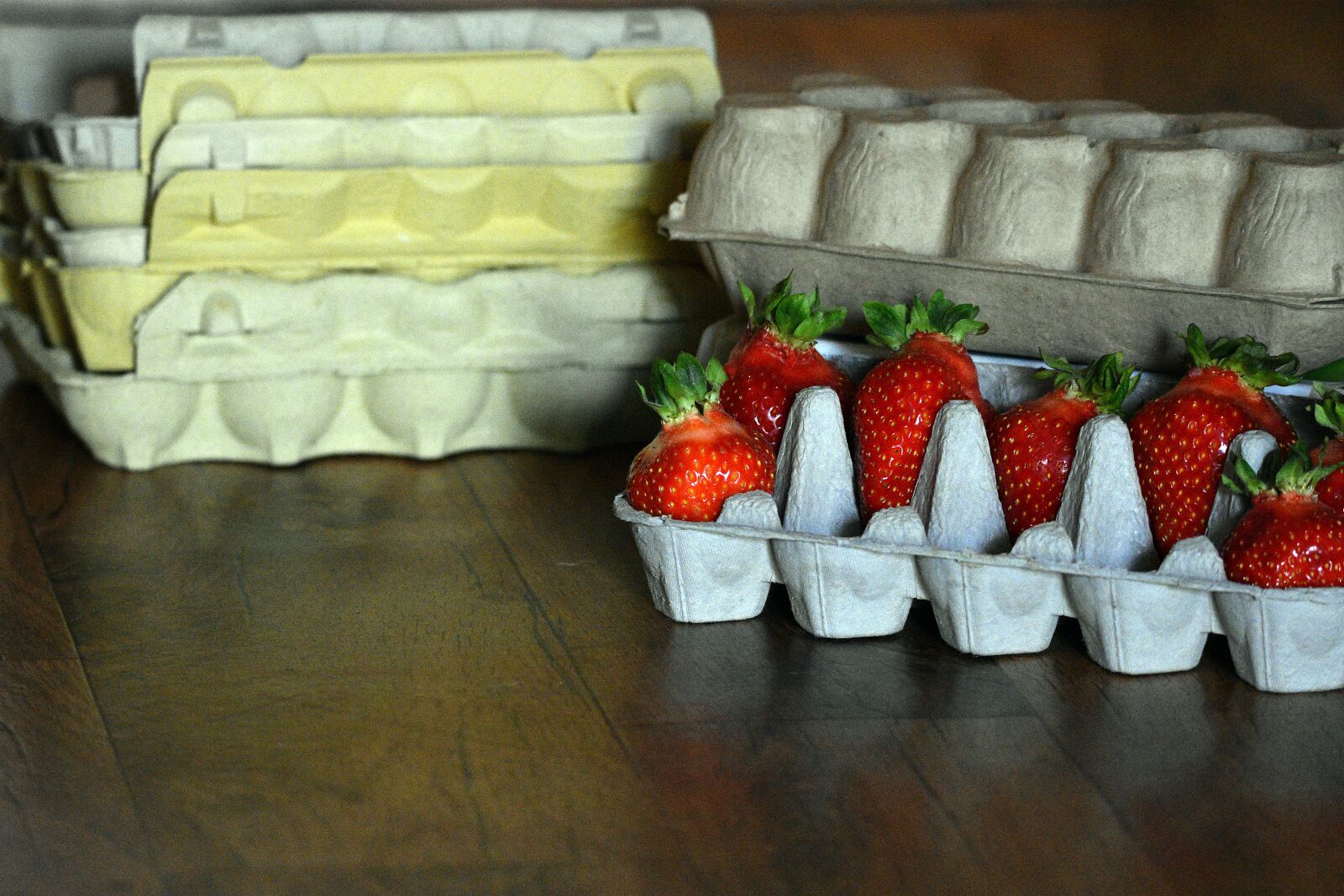 Nikon D3400 sample photo. Strawberries, strawberry, garden photography