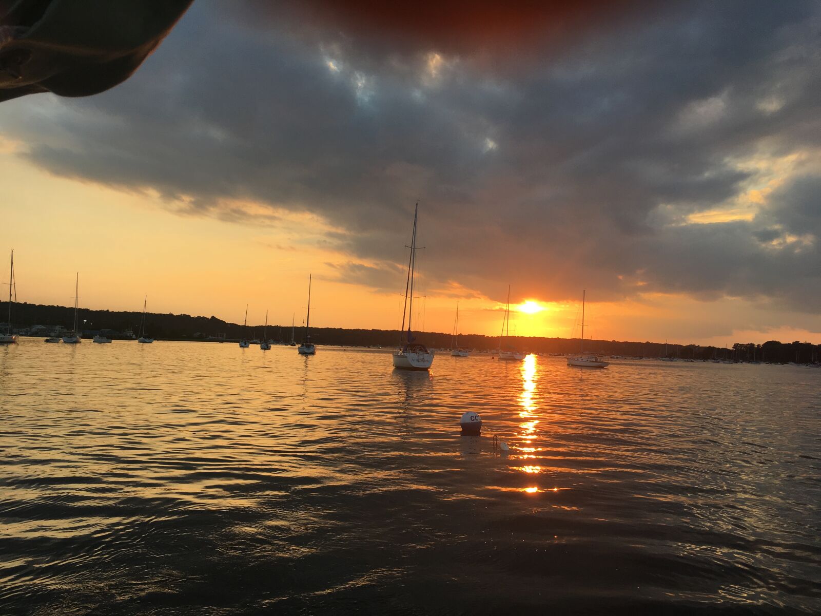 iPhone 6s Plus back camera 4.15mm f/2.2 sample photo. Long island sound, sailing photography