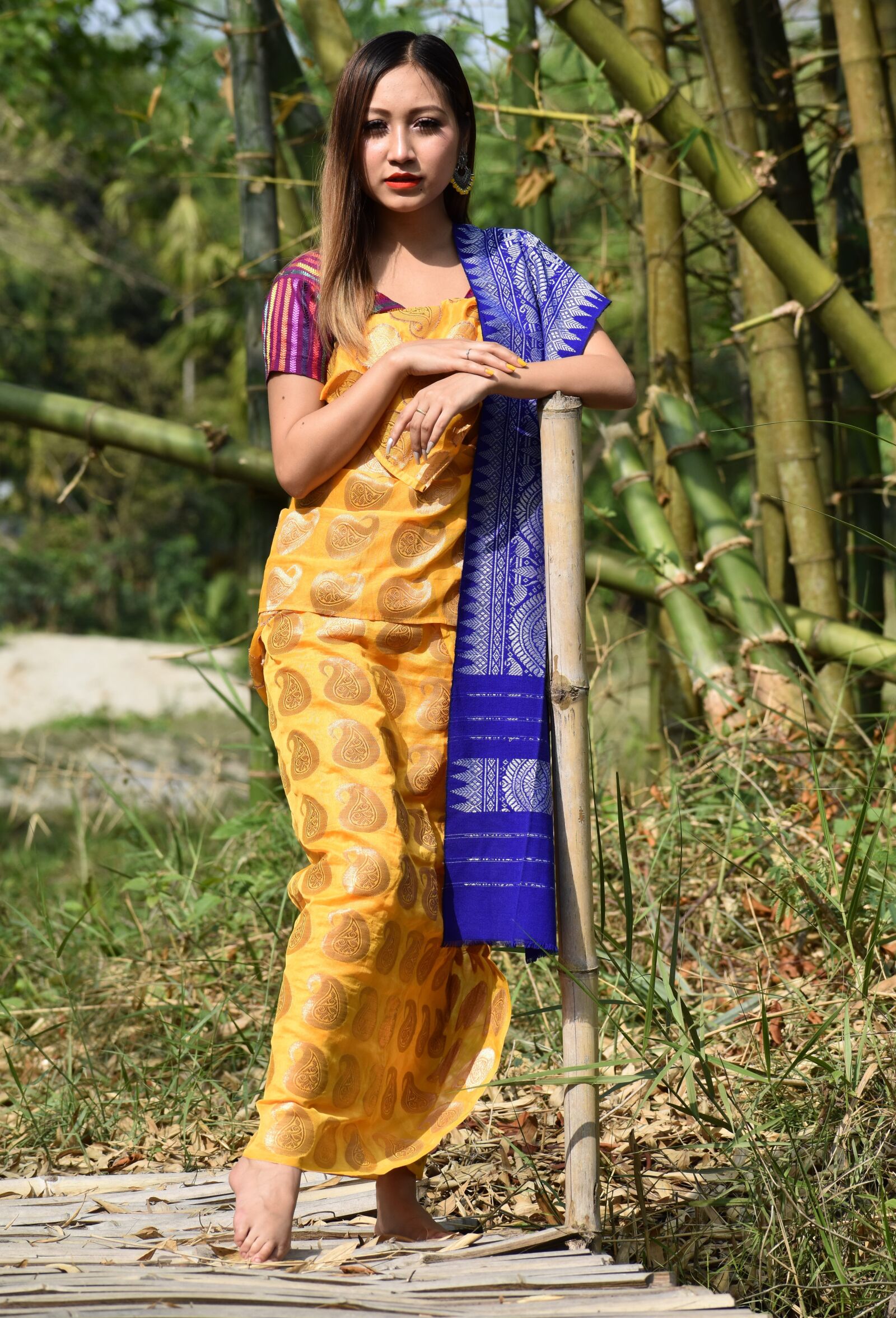 Nikon D5600 sample photo. Girl, tribal girl, ethnic photography