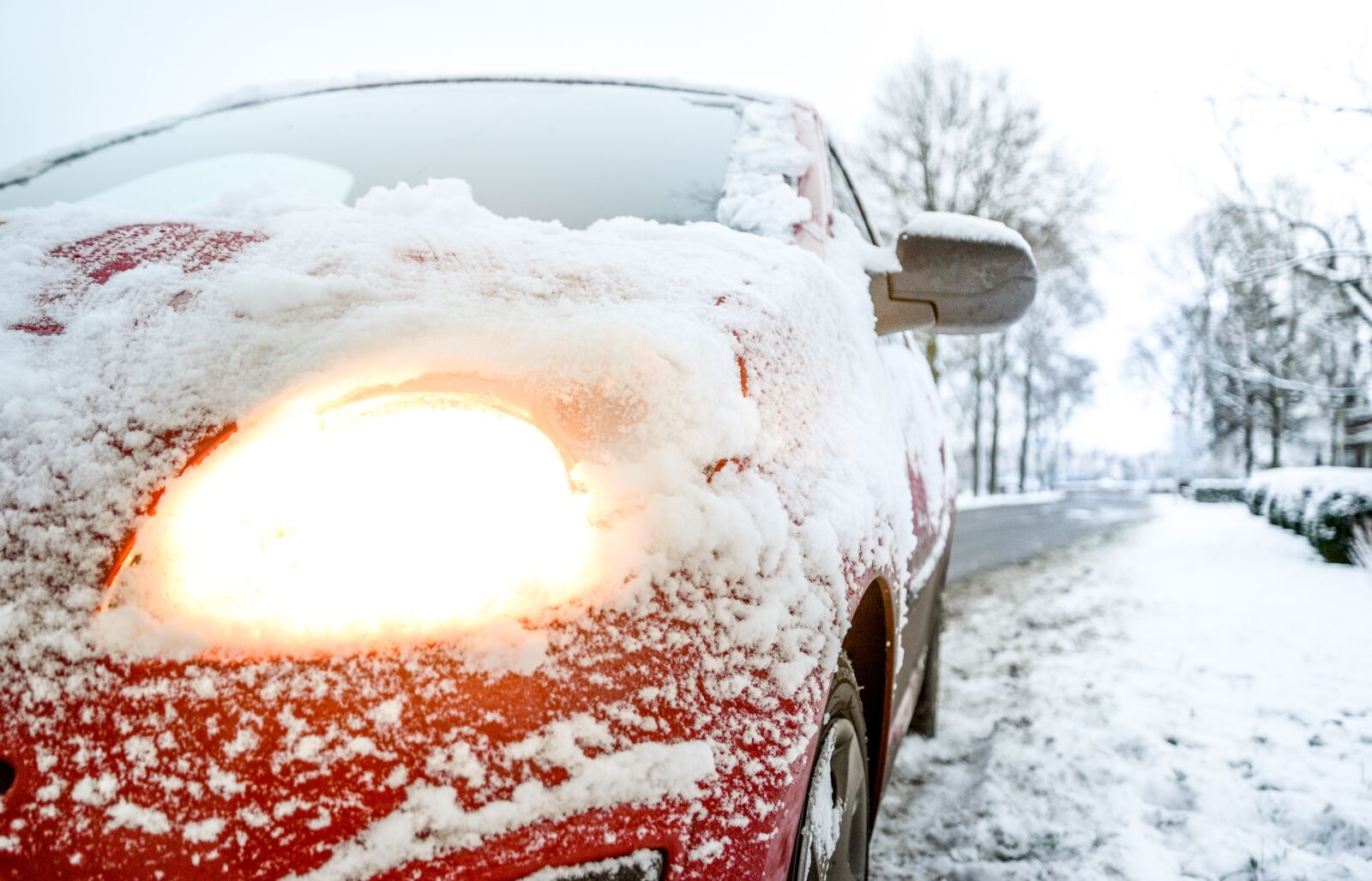 Nikon D610 sample photo. Car, light, snow photography