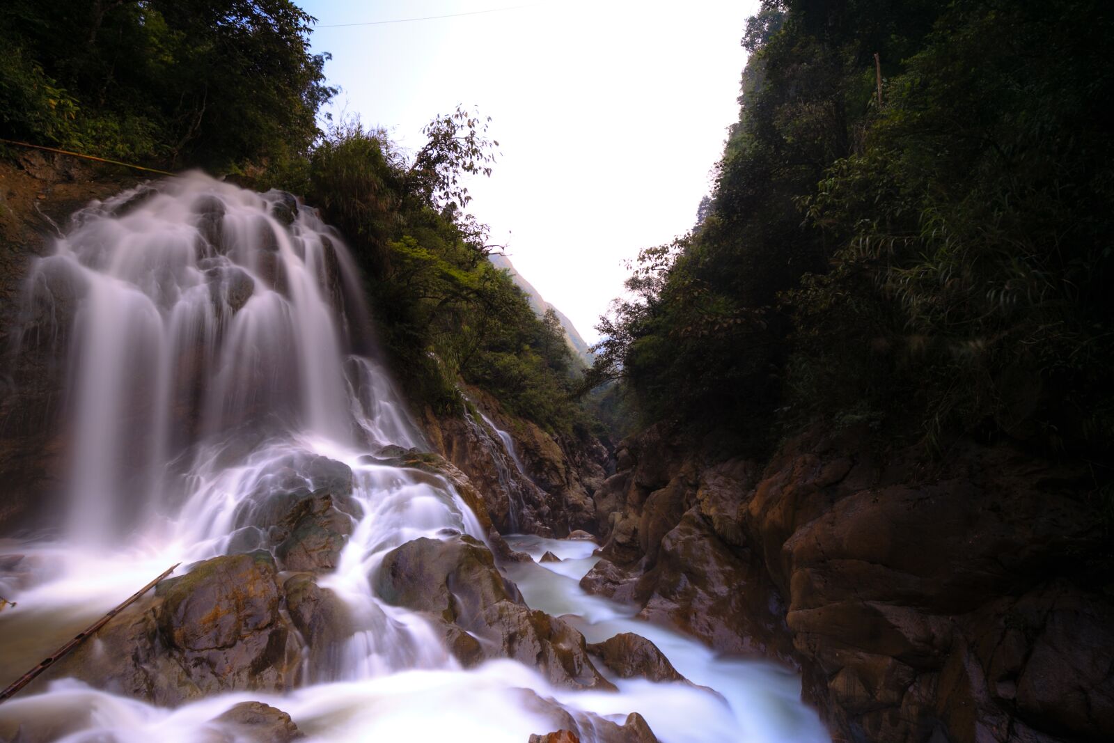 Canon EOS 6D + Canon EF 16-35mm F4L IS USM sample photo. The waterfall, forest, streams photography