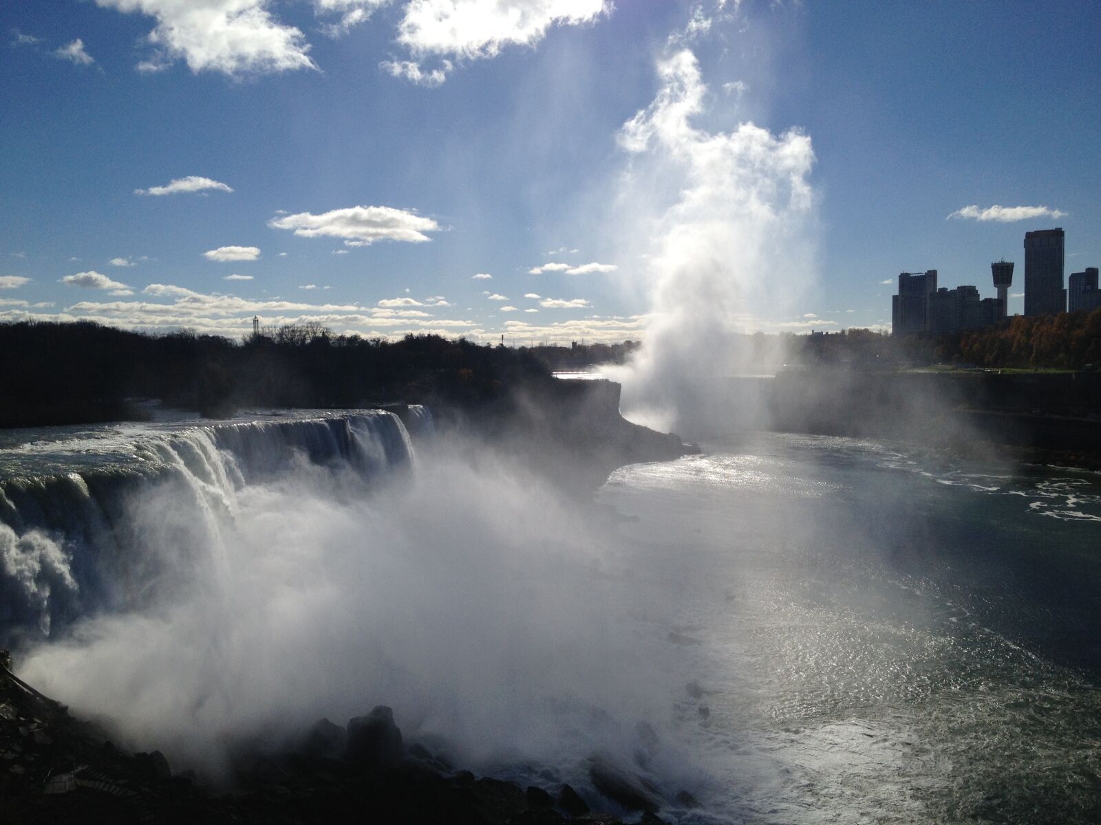 Apple iPhone 4S sample photo. Waterfall, buffalo, usa photography