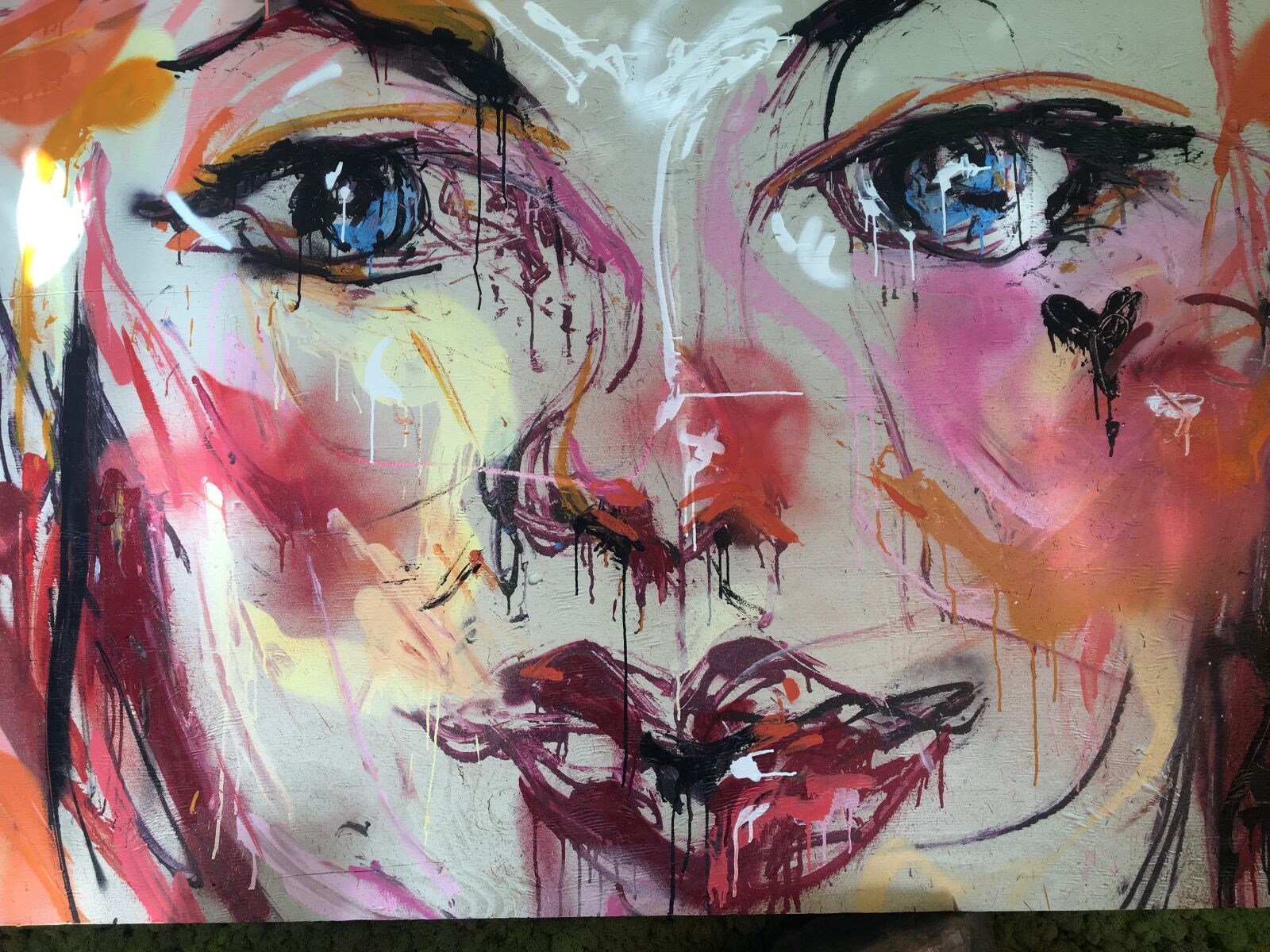 Apple iPhone 6s sample photo. Face, painting, abstract photography