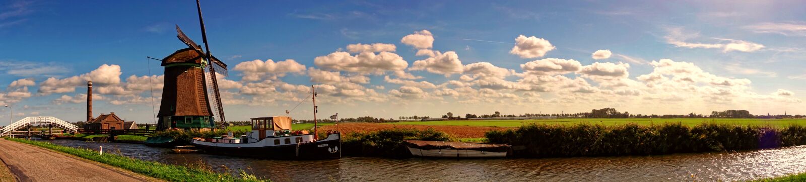 Sony Cyber-shot DSC-RX100 III sample photo. Panorama, wind mill, landscape photography