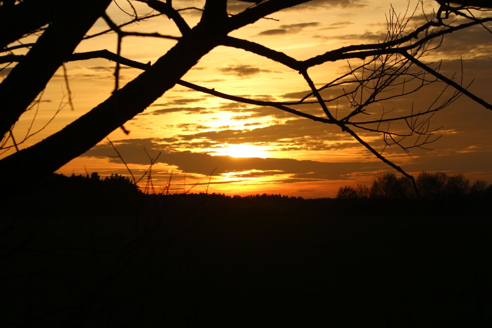 Canon EOS 100D (EOS Rebel SL1 / EOS Kiss X7) sample photo. Sun, sunset, evening sky photography