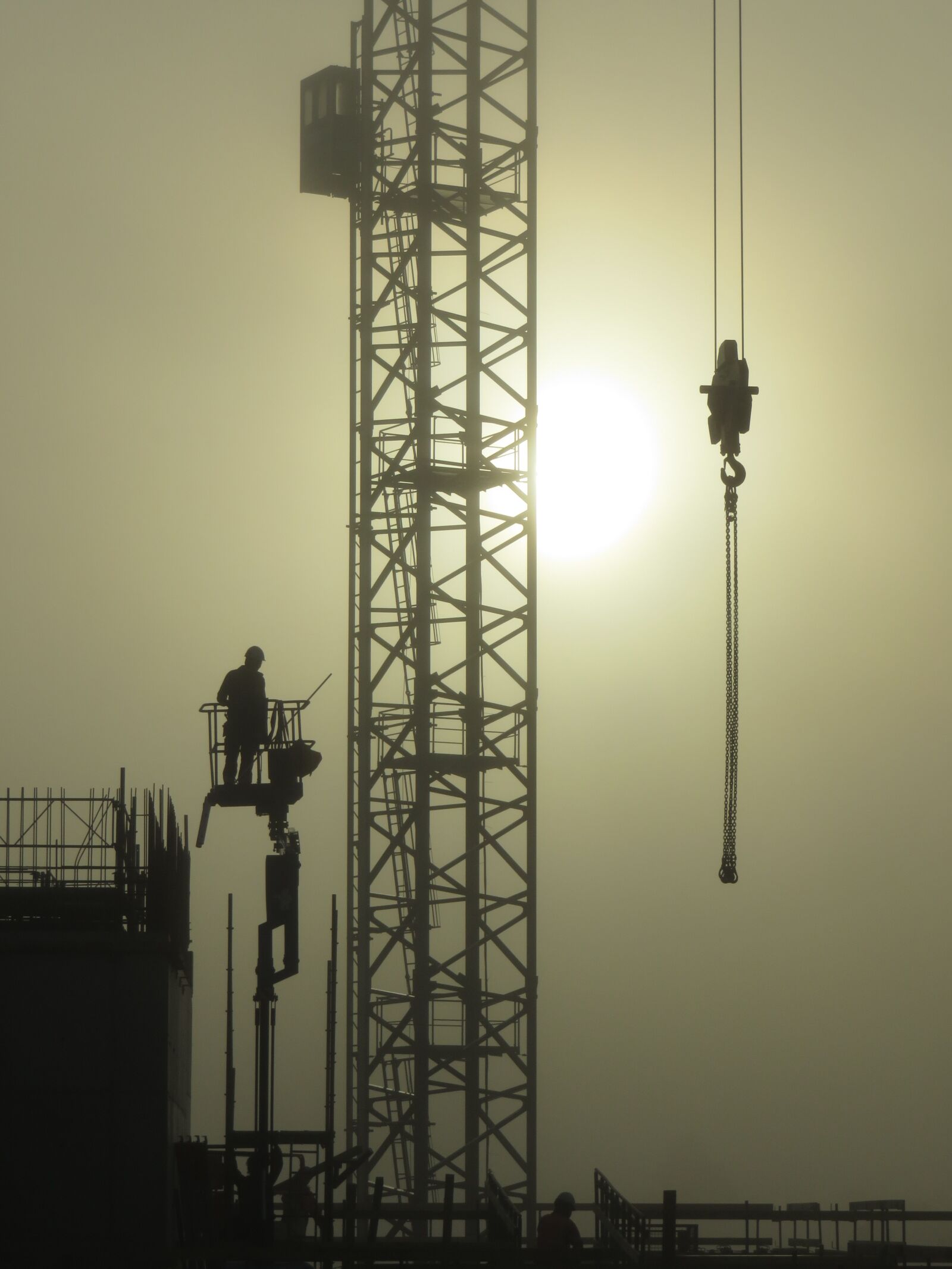 Canon PowerShot SX700 HS sample photo. Profession, steel, silhouette photography