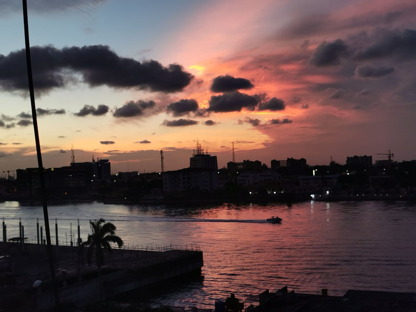 HUAWEI P30 Pro sample photo. Sunset, victoria island, lagos photography