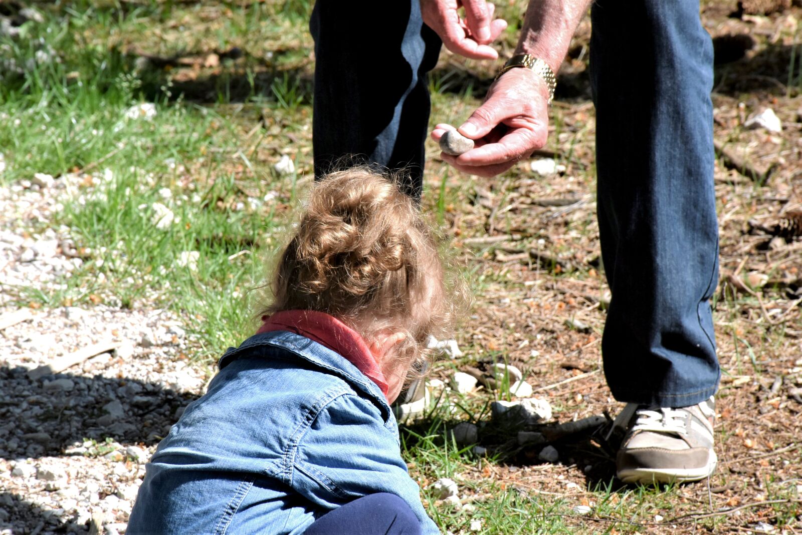 Nikon D7200 sample photo. Grandpa, small child, grandson photography
