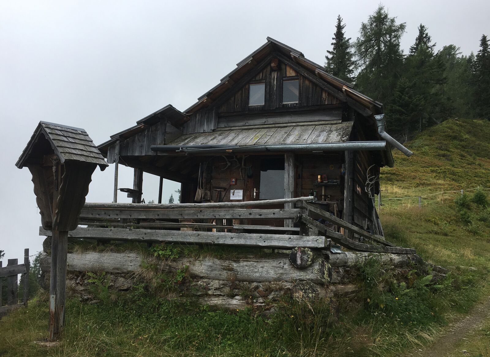 Apple iPhone 6s sample photo. Alm, hut, hiking photography