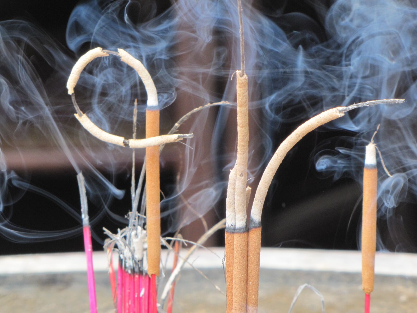 Canon PowerShot SX20 IS sample photo. Religion, smoke, incense photography