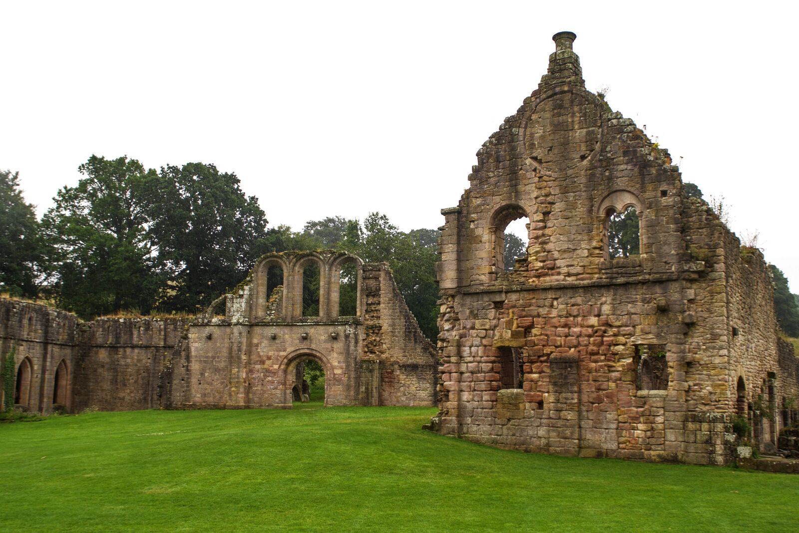 Olympus OM-D E-M10 sample photo. Fountains abbey, cistercian monastery photography
