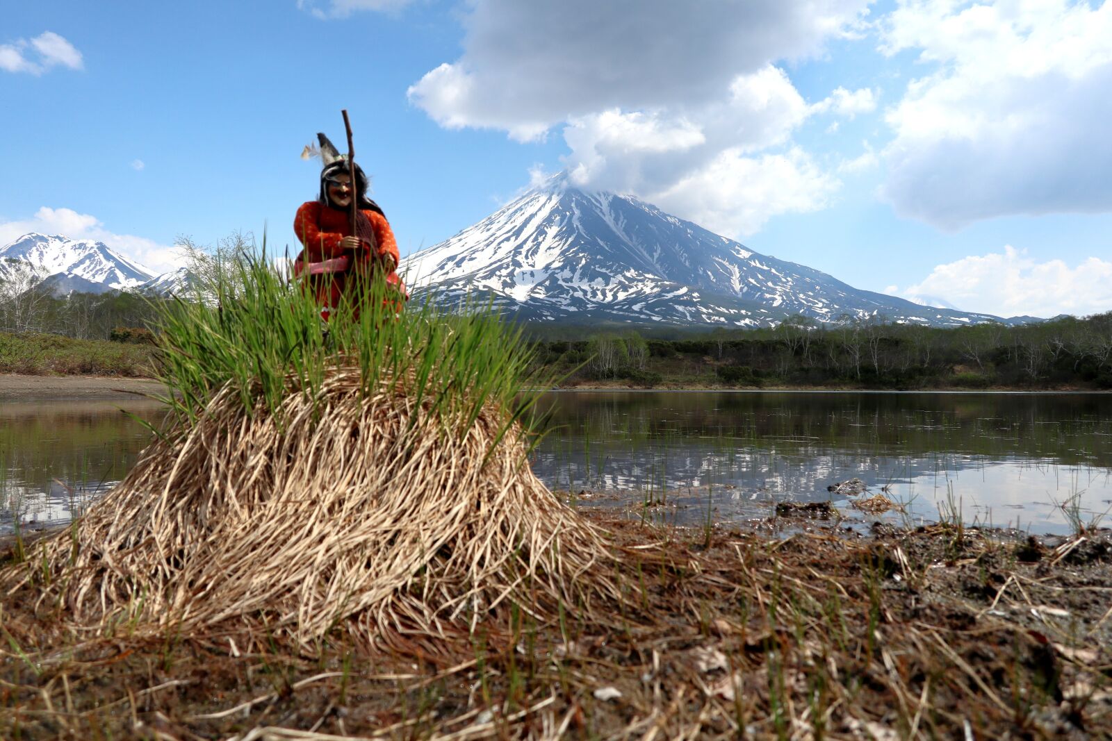 Canon PowerShot G1 X Mark III sample photo. Volcano, lake, reflection photography