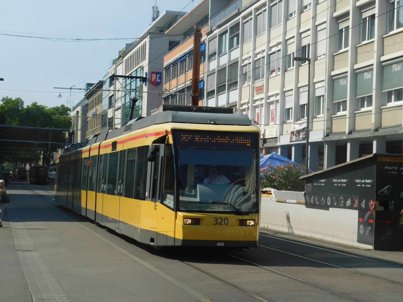 Nikon Coolpix B500 sample photo. Karlsruhe tram, low-floor cars photography