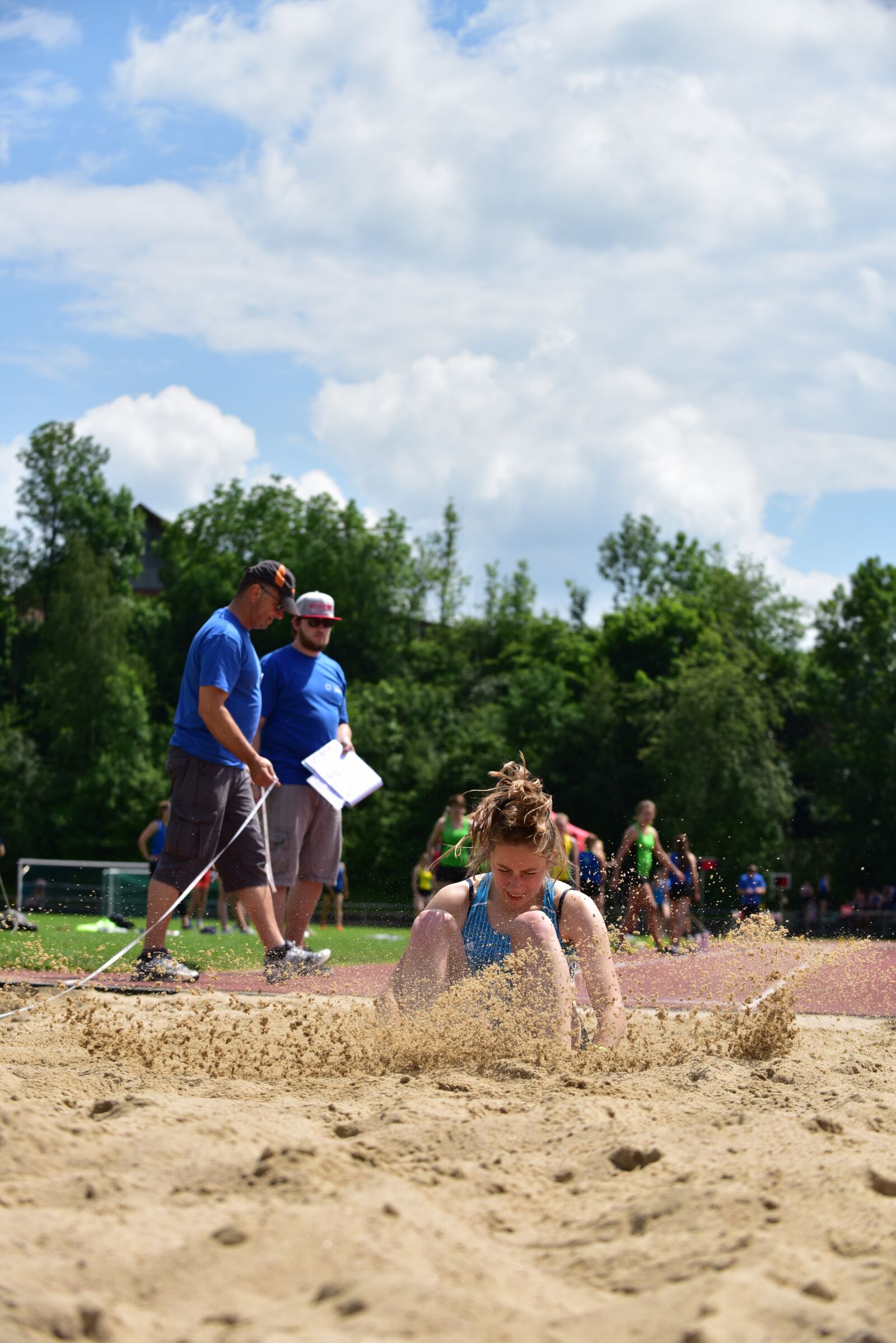 Nikon D810 sample photo. Sport, long jump, competition photography