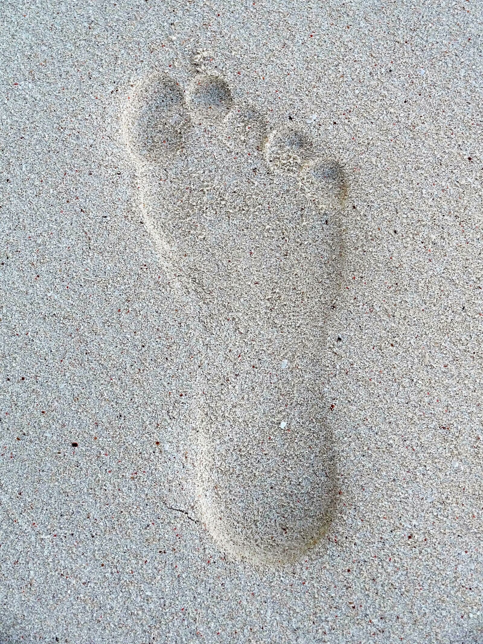 Sony Cyber-shot DSC-HX9V sample photo. Footprint, sand beach, foot photography