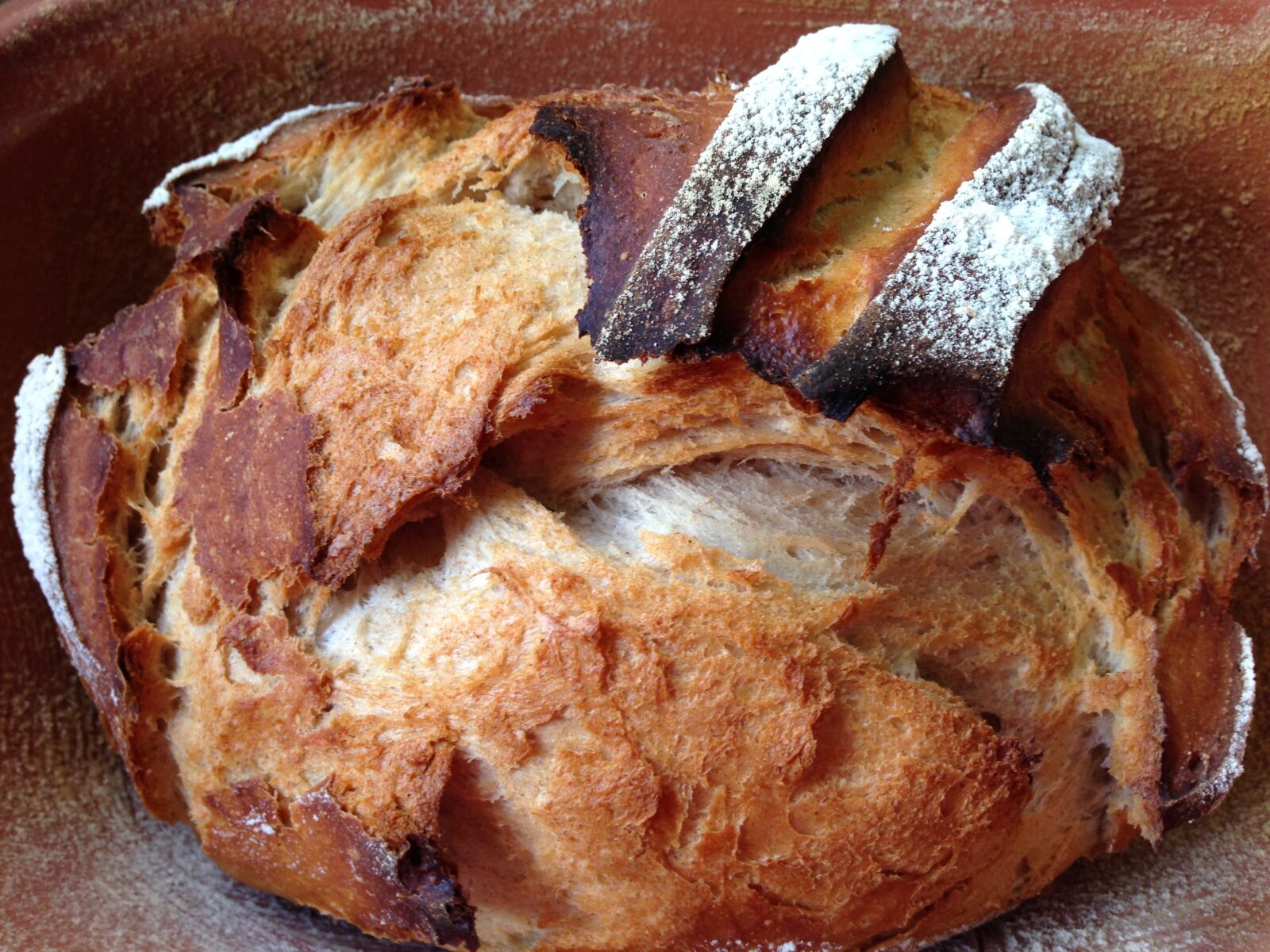 iPhone 5 back camera 4.12mm f/2.4 sample photo. Bread, crispy, homemade photography