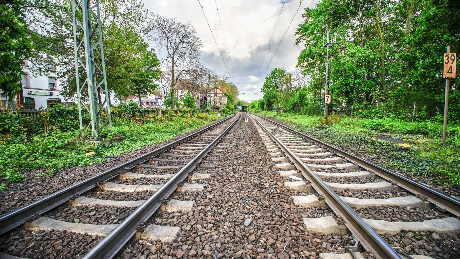 Sony a7 sample photo. Railway line, race track photography