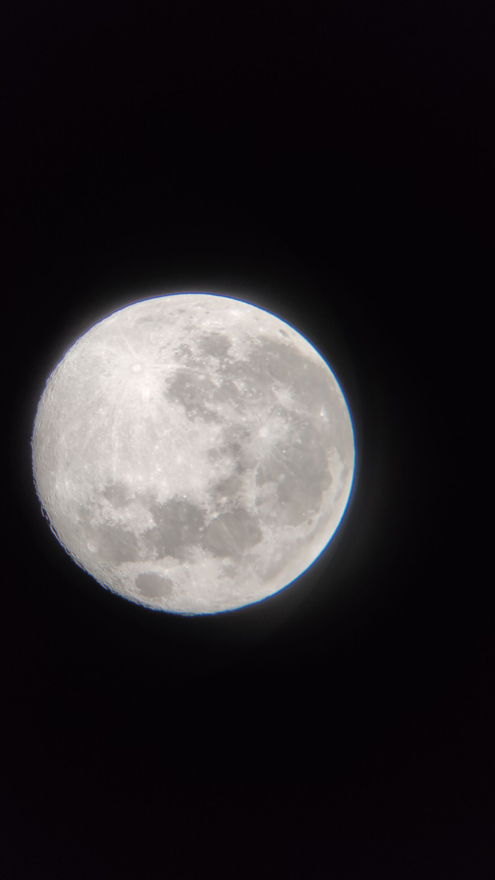 Xiaomi Mi Note 10 sample photo. Moon, night, sky photography