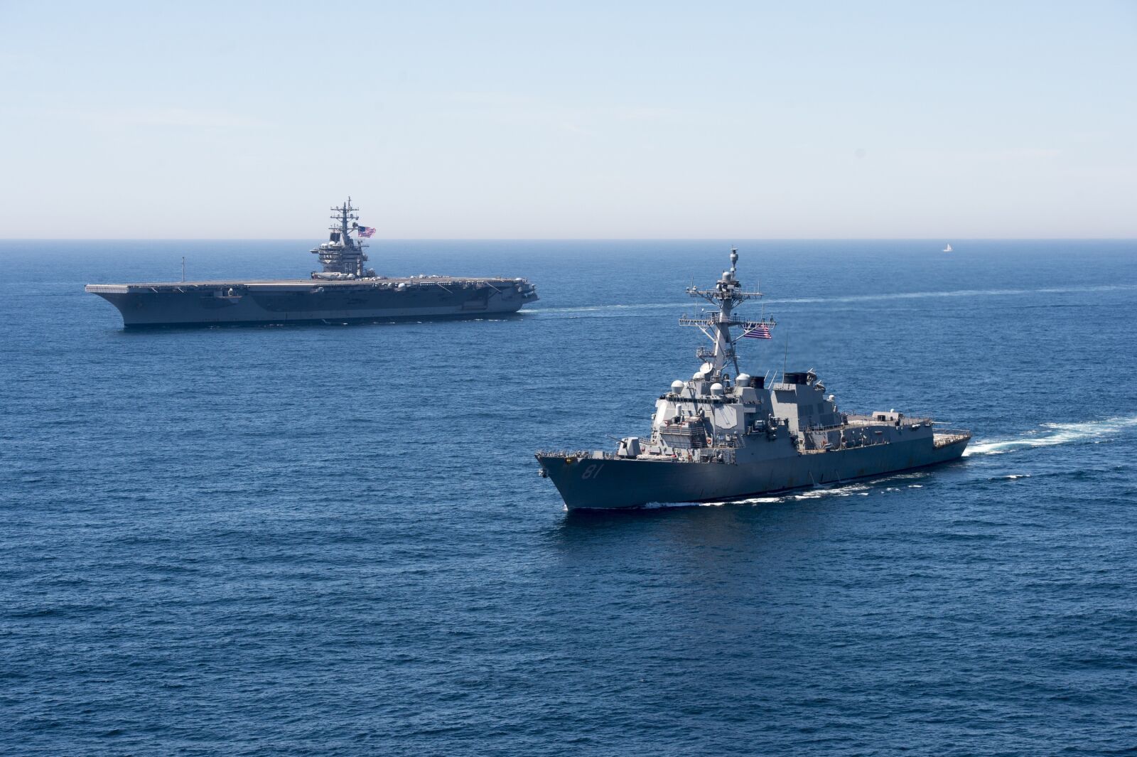 Nikon D4S sample photo. Uss dwight d, eisenhower photography
